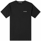 Palm Angels Men's Embroidered Logo Pocket T-Shirt in Black