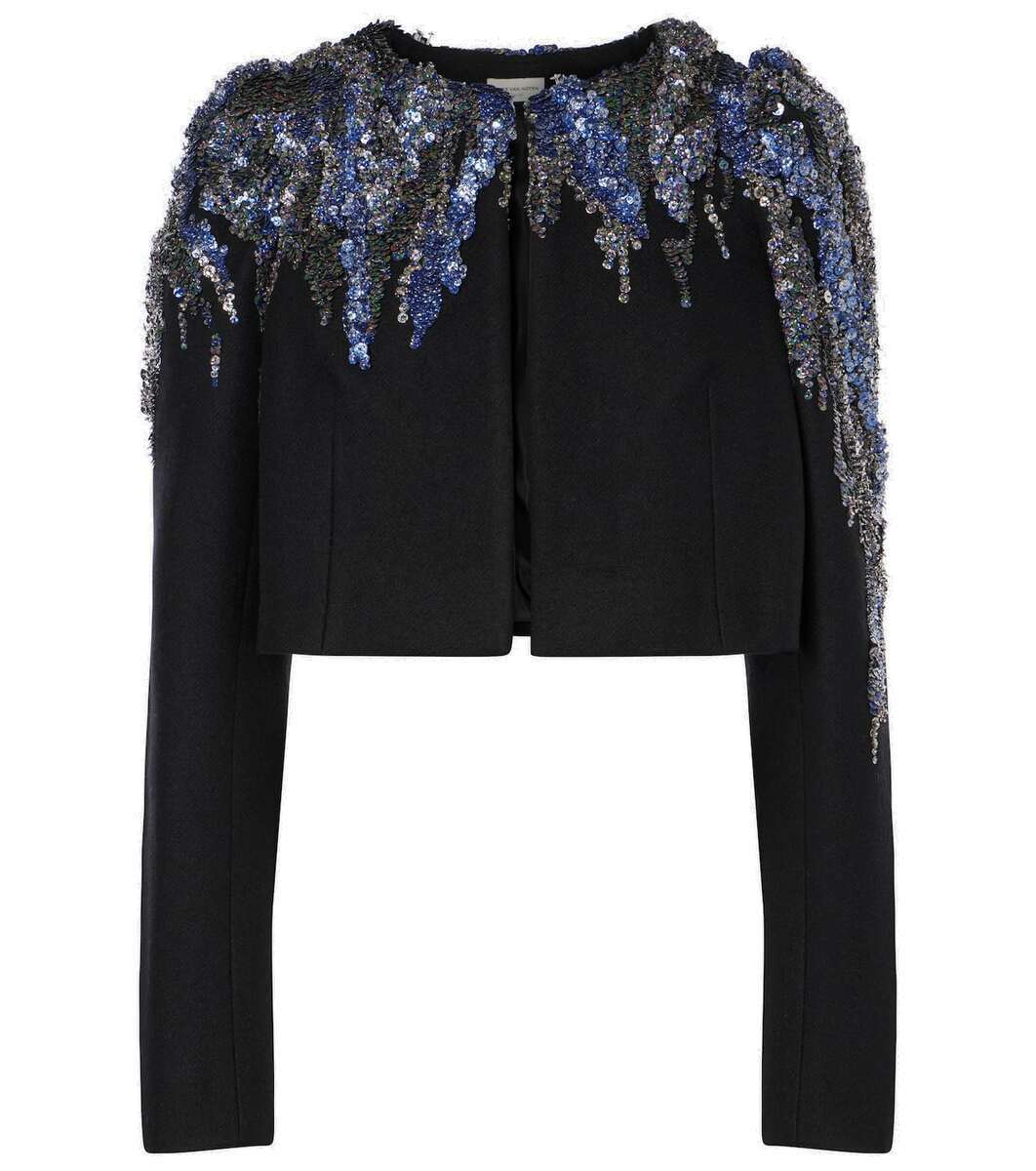 DRIES VAN NOTEN incredible stitched jacket
