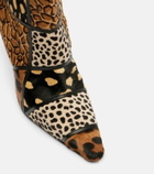 Manolo Blahnik Trulona 105 calf hair ankle boots