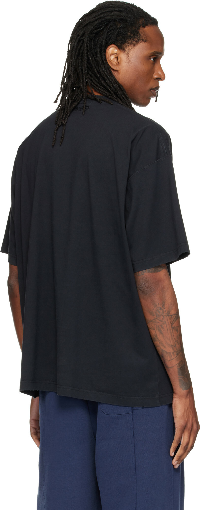 VETEMENTS Black 'Artificial Peace' Oversized T-shirt
