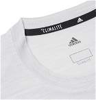 Adidas Sport - Ultimate Tech Mélange Climalite T-Shirt - Light gray