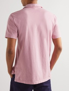 James Perse - Supima Cotton-Jersey Polo Shirt - Pink