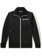 Palm Angels - Logo-Print Striped Shell Track Jacket - Black