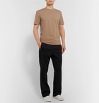 Maison Margiela - Garment-Dyed Cotton-Jersey T-Shirt - Camel