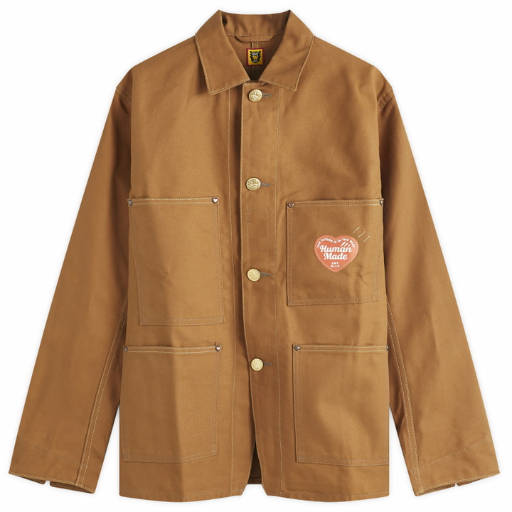 Photo: Human Made Men's Duck Coverall Jacket in Brown