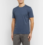 Brunello Cucinelli - Layered Cotton-Jersey T-Shirt - Blue