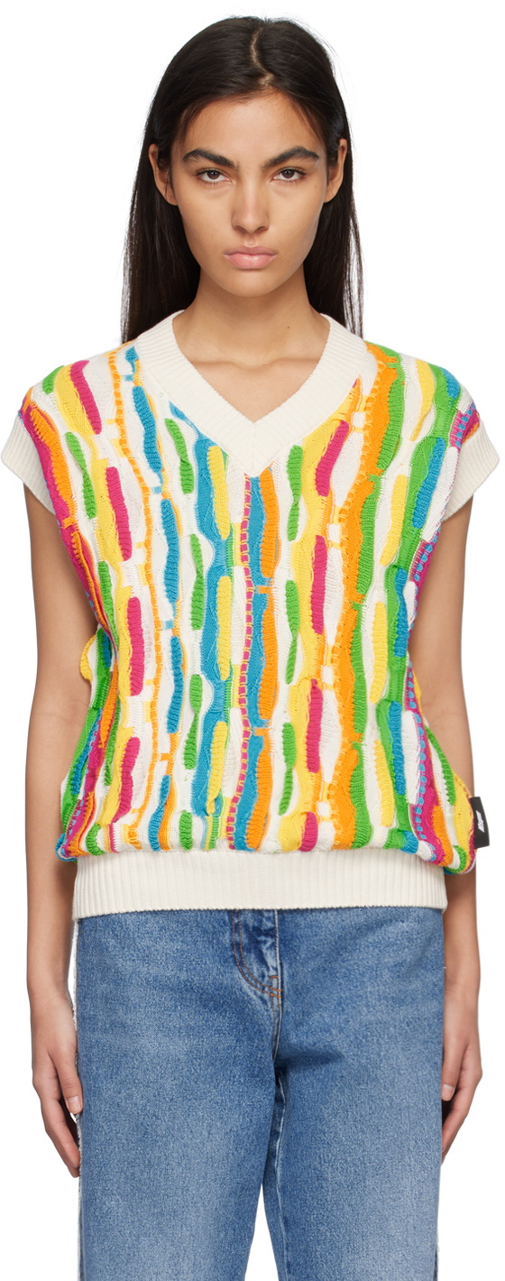 MSGM Multicolor Jacquard Vest