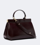 Victoria Beckham Sloane Frame leather top-handle bag
