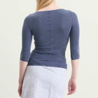 Fruity Booty Women's Second Skins 3/4 Length Top in Navy