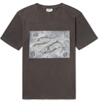 Acne Studios - Bemabe Printed Cotton-Jersey T-Shirt - Men - Dark gray