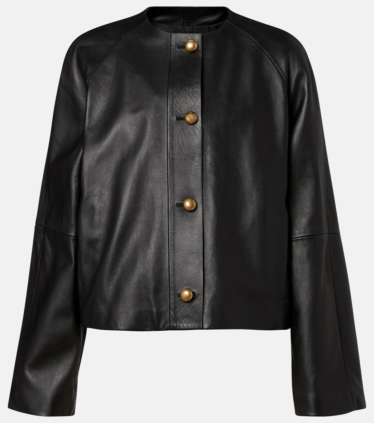 Max Mara Bouquet leather jacket