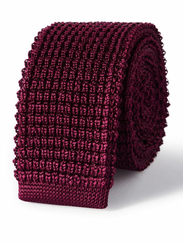 Photo: Lanvin - 7cm Knitted Silk Tie