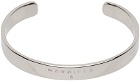 MM6 Maison Margiela Silver Minimal Cut Bracelet