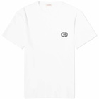 Valentino Men's V Logo T-Shirt in White