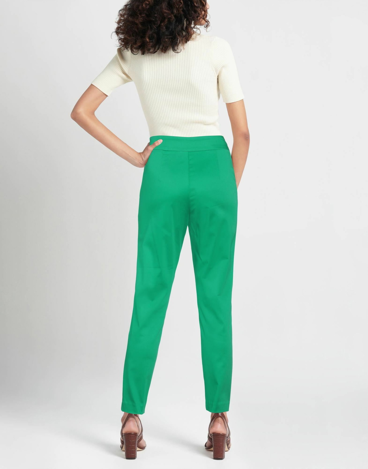 Jijil Womens Pants in Green