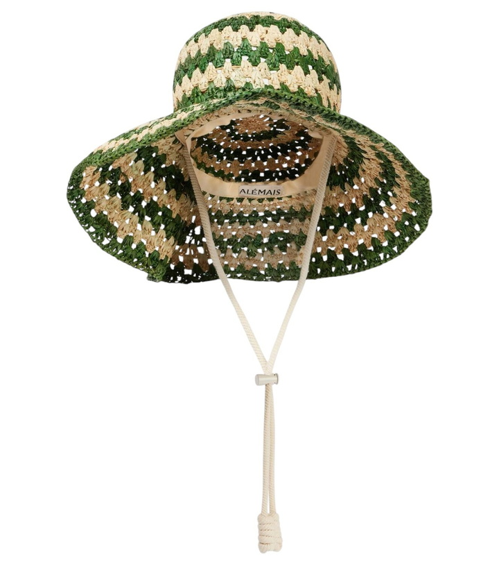 Photo: Alémais Poppy striped crochet raffia sun hat