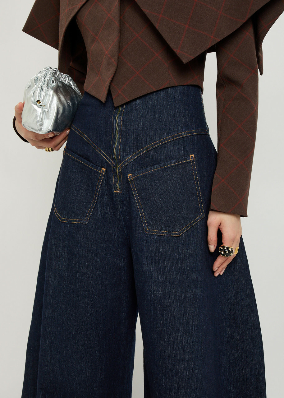 A.W.A.K.E Mode Wide-leg Jeans Indigo