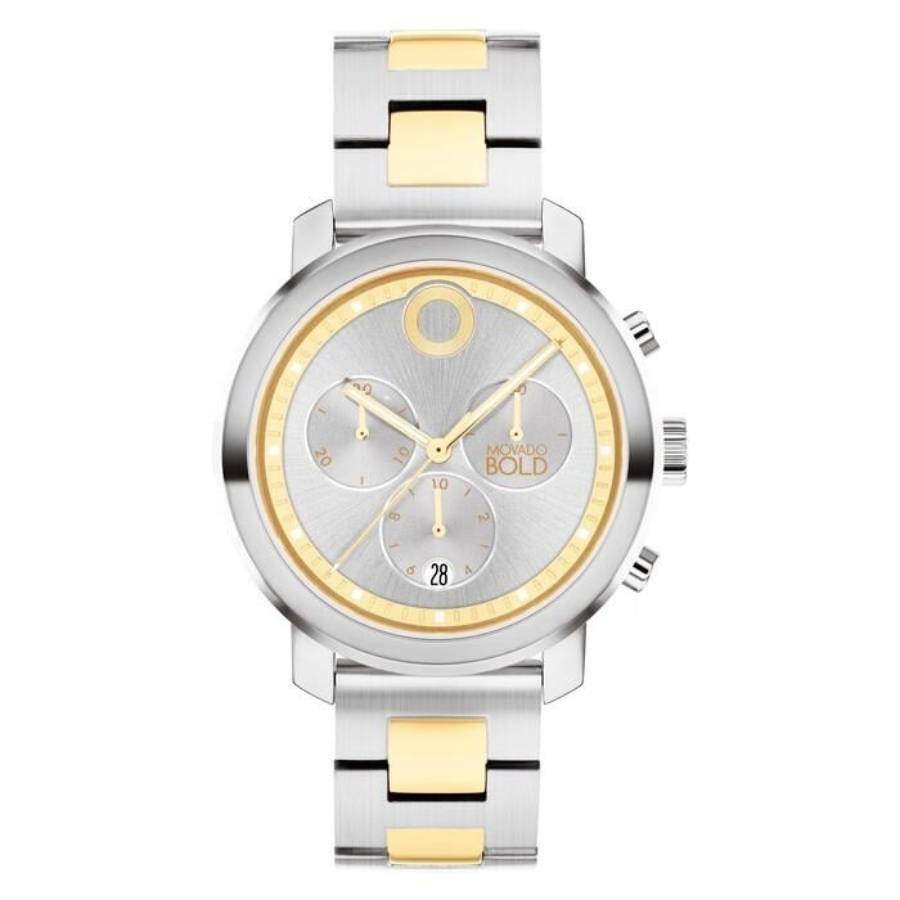 Movado Trend Propel Chronograph Quartz Silver Dial Watch 3601003