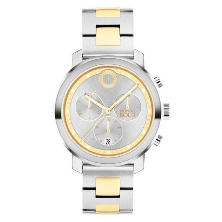 Photo: Movado Trend Propel Chronograph Quartz Silver Dial Watch 3601003