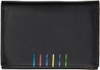 PS by Paul Smith Black Signature Stripe Card Holder