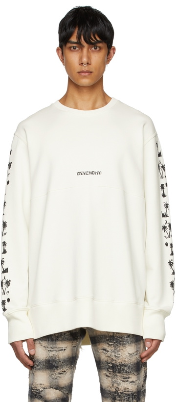 Photo: Givenchy Off-White Cotton Sweater