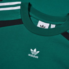 Adidas Retro T-Shirt in Collegiate Green