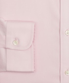 Brooks Brothers Men's Stretch Soho Extra-Slim-Fit Dress Shirt, Non-Iron Pinpoint Ainsley Collar | Pink