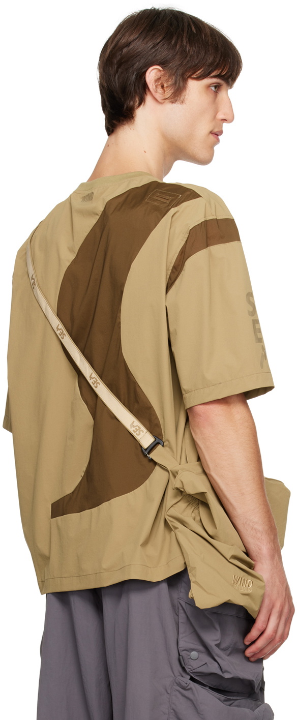 Archival Reinvent Beige WIND AND SEA Edition Curve Bag & T-shirt Set