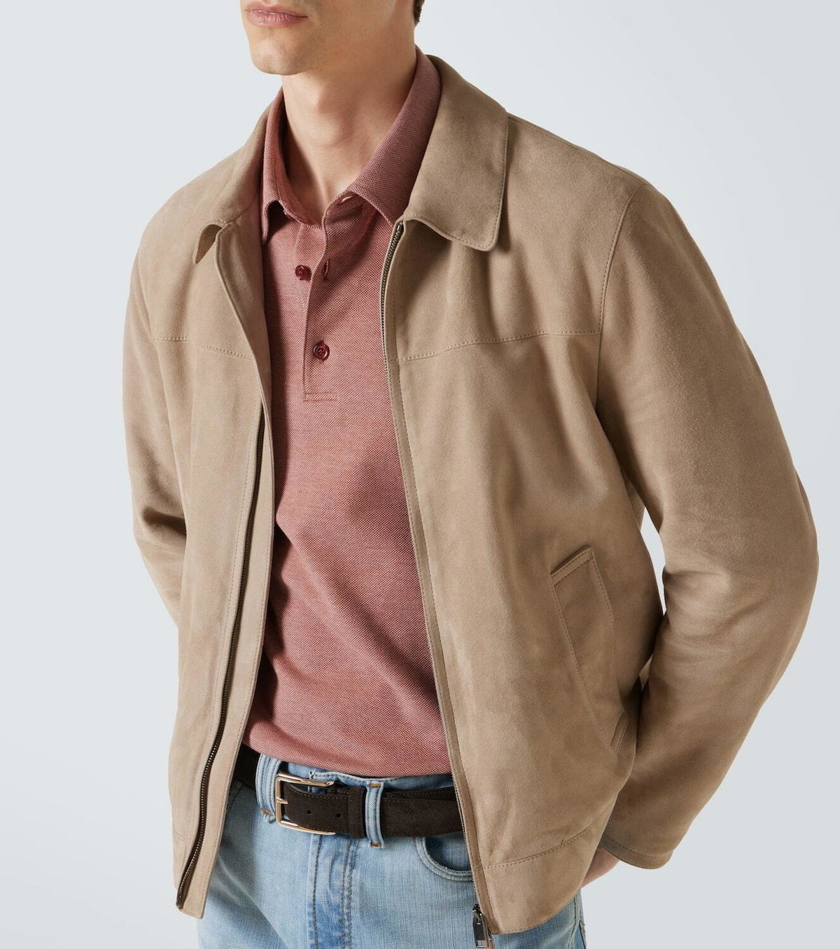 Brioni Cotton piqué polo shirt