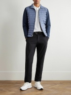 Peter Millar - Winsome Hybrid Tech-Jersey and Quilted Shell Jacket - Blue