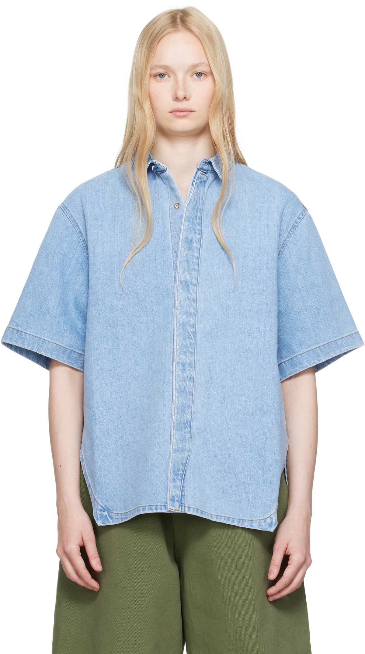 【ADERERROR】Half Sleeve Shirt Product. 56 R5950 ADER error Gray Half Sleeve Product. 56 Shirt ADER error