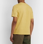 Folk - Assembly Garment-Dyed Cotton-Jersey T-Shirt - Yellow