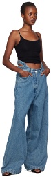 AMBUSH Blue Belted Jeans