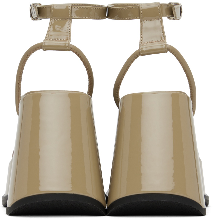 Eytys Beige Olympia Heeled Sandals