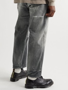 Neighborhood - Savage Deep-Basic Straight-Leg Distressed Selvedge Jeans - Gray