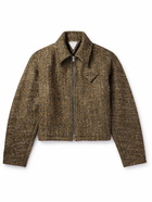 Bottega Veneta - Donegal Wool-Blend Jacket - Green