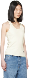 Bottega Veneta Off-white Compact Rib Tank Top