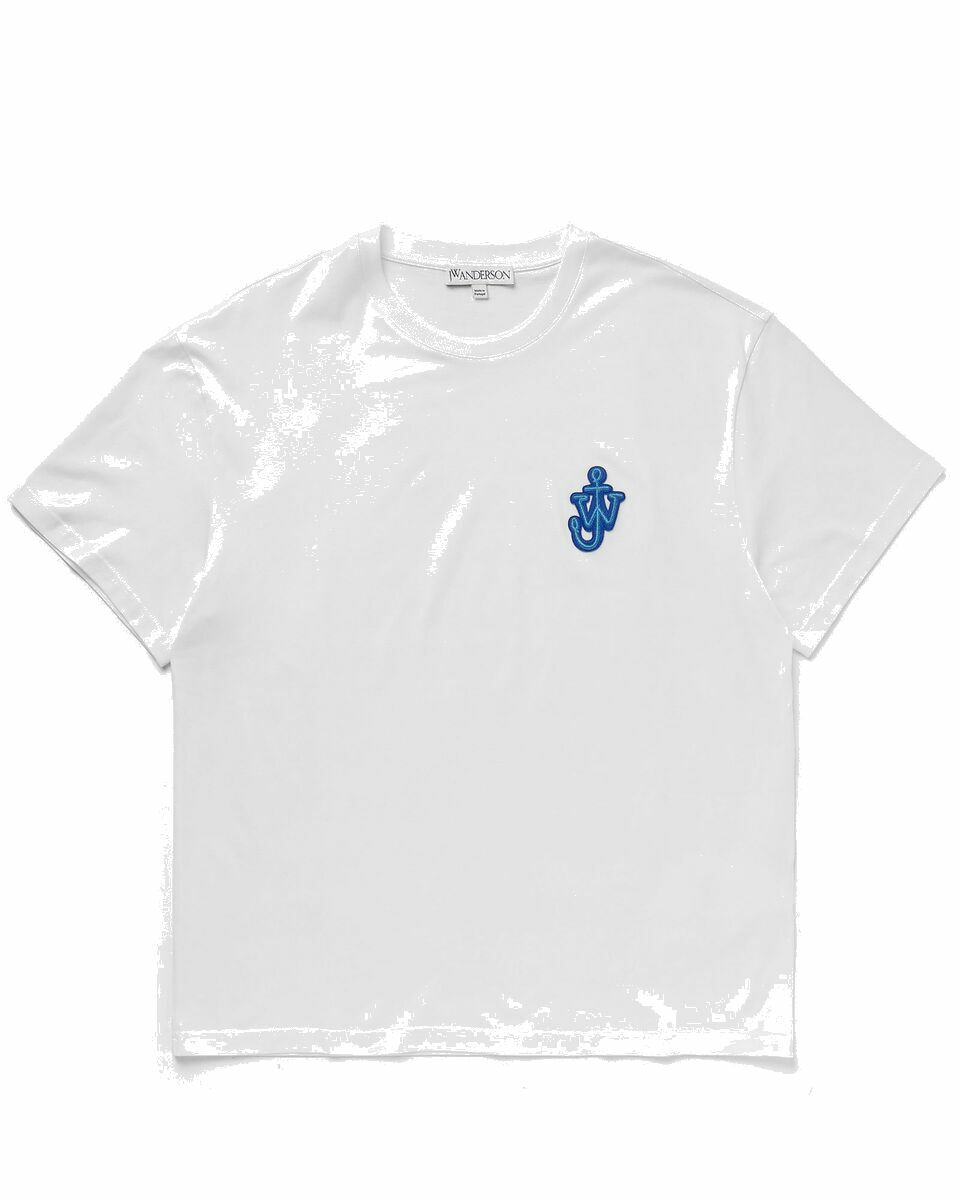 Photo: Jw Anderson Anchor Patch T Shirt White - Mens - Shortsleeves