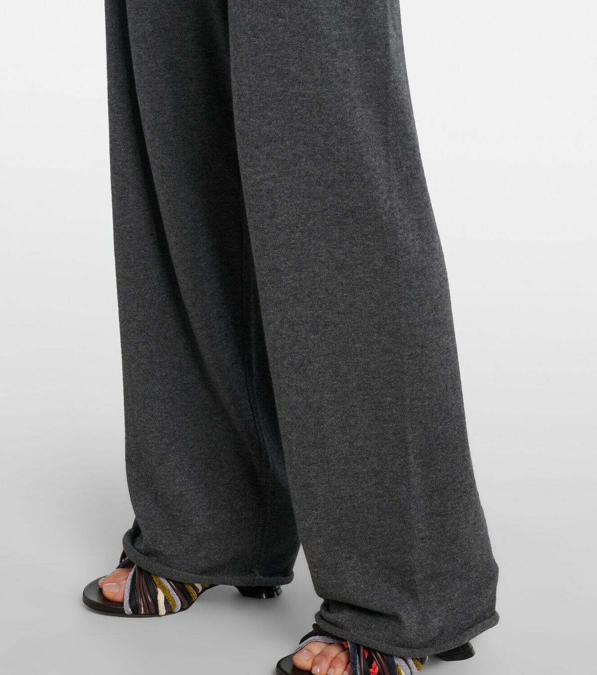 Extreme Cashmere N°353 Relax cotton-blend straight pants