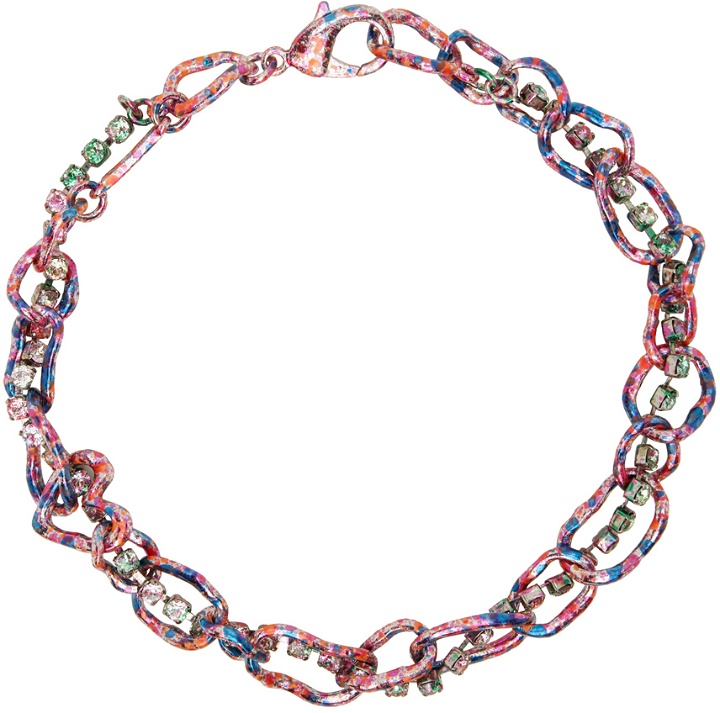 Photo: Collina Strada Pink Crushed Chain Necklace
