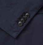 Boglioli - Storm-Blue Unstructured Stretch Cotton and Linen-Blend Suit Jacket - Men - Navy