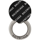 Balenciaga Silver Cash Phone Ring Holder
