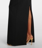 Solace London Malla crêpe corset maxi dress