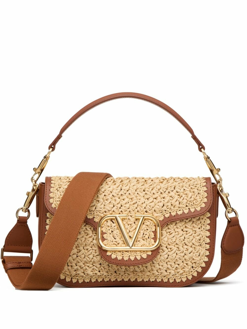ショルダーバッグ・ポシェット VALENTINO GARAVANI Alltime' shoulder bag Brown Valentino Garavani Alltime Hobo Bag in Grainy Calfskin