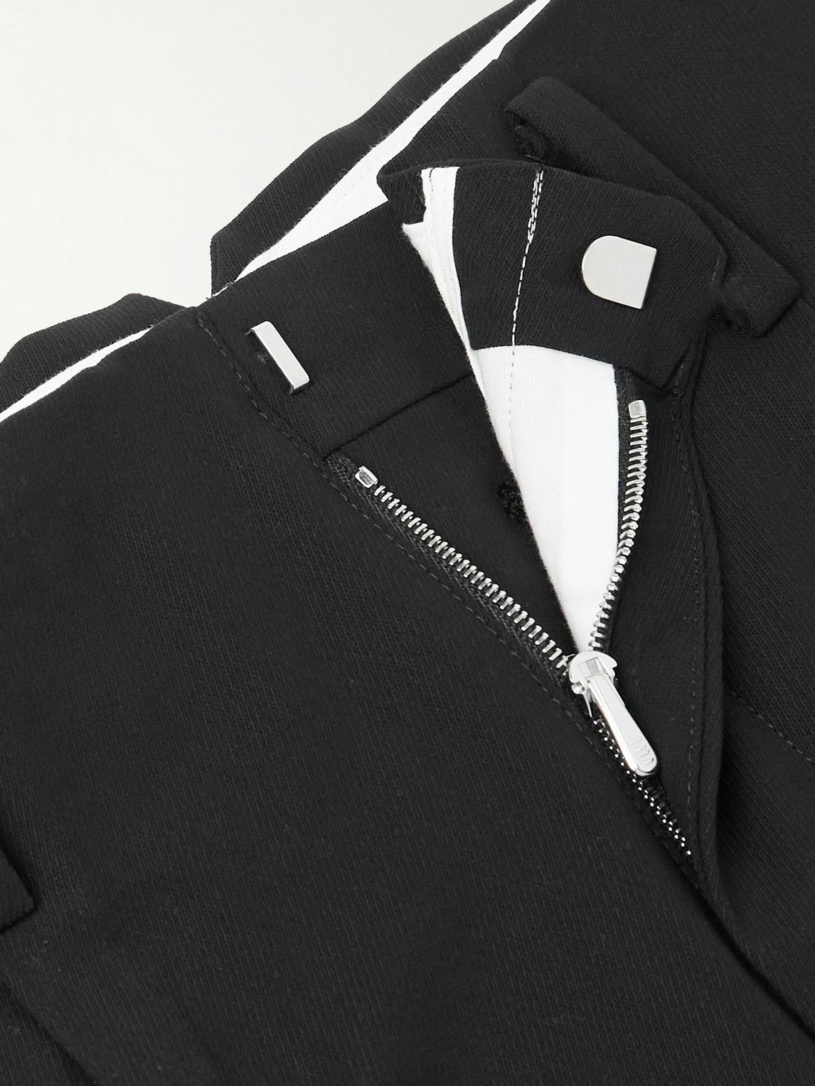 A.PRESSE - Straight-Leg Pleated Wool-Gabardine Trousers