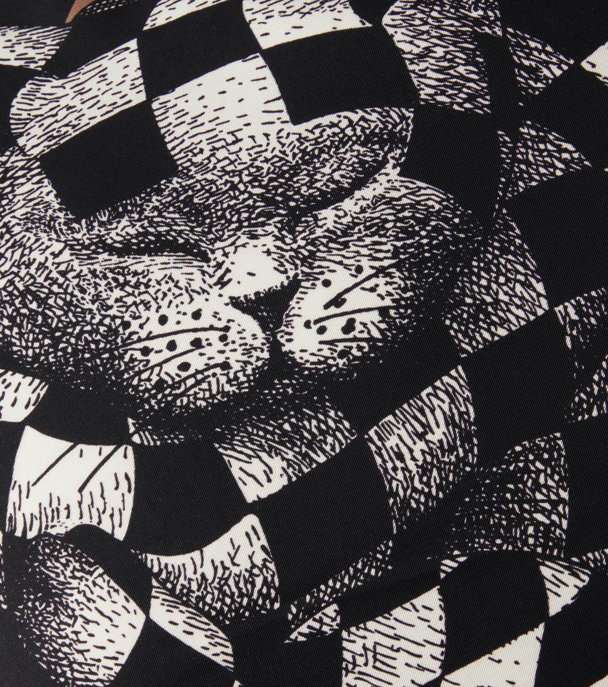 Fornasetti High Fidelity silk cushion