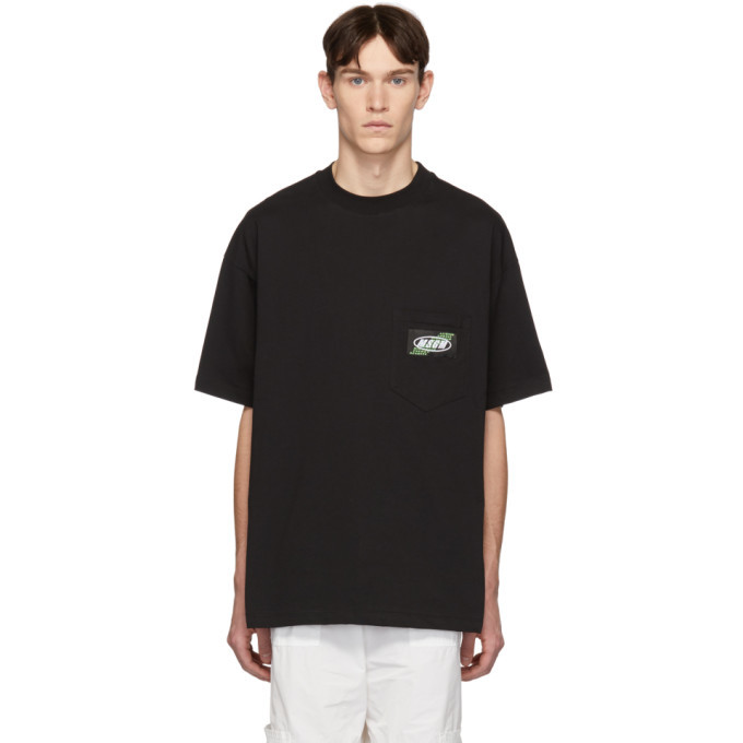 Photo: MSGM Black Logo Pocket T-Shirt