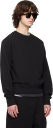 Entire Studios Black Pod Crew Sweatshirt