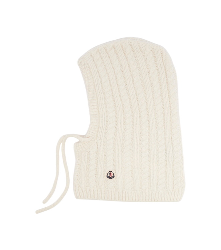 Photo: Moncler Cable-knit alpaca and wool-blend balaclava