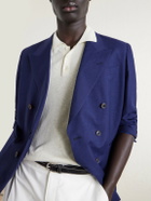 Altea - Linen and Cotton-Blend Polo Shirt - Neutrals